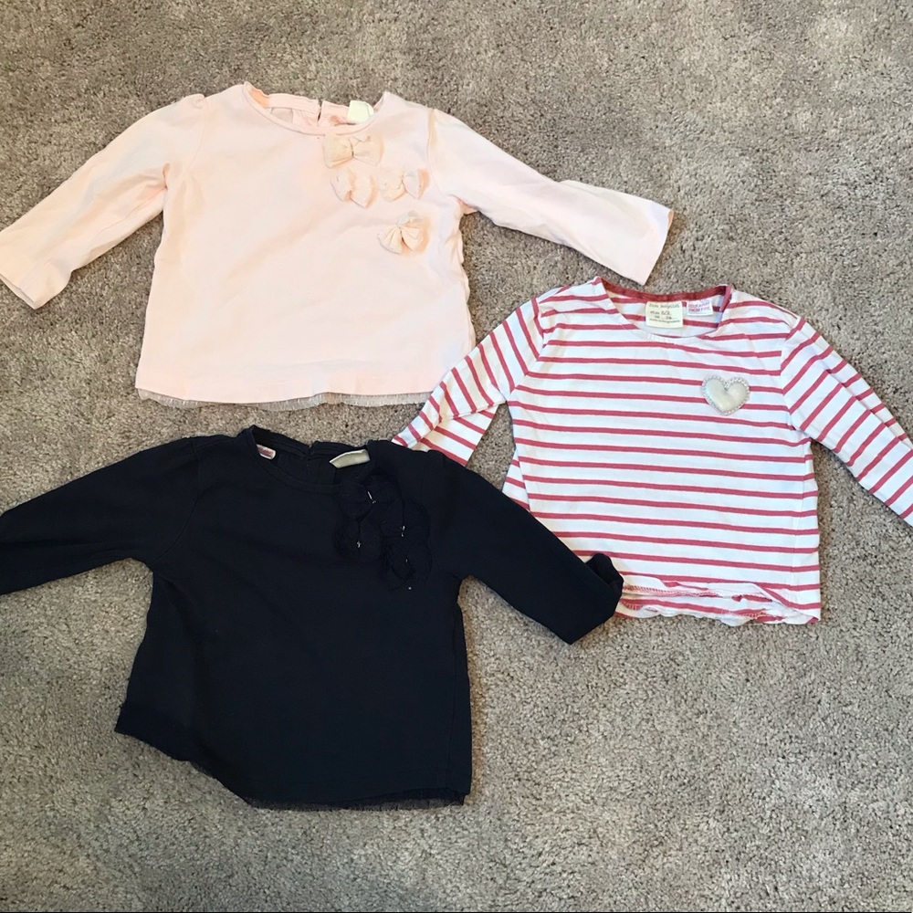 3 piece Zara BabyGirl 6-9m Bundle